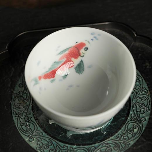 【广诚行壶茶器礼盒】广诚行x一儒堂锦来运转宫灯锦鲤壶茶器礼盒 商品图5