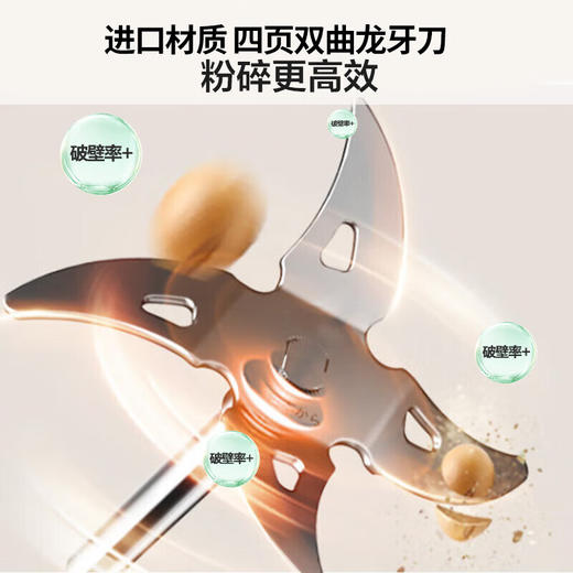 【升级款】Joyoung/九阳Y1破壁机低噪音全自动清洗不用手洗家用多功能预约热烘料理机养生豆浆机 商品图4