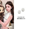 CH-J 25C 圆形滴釉双C耳钉 商品缩略图0