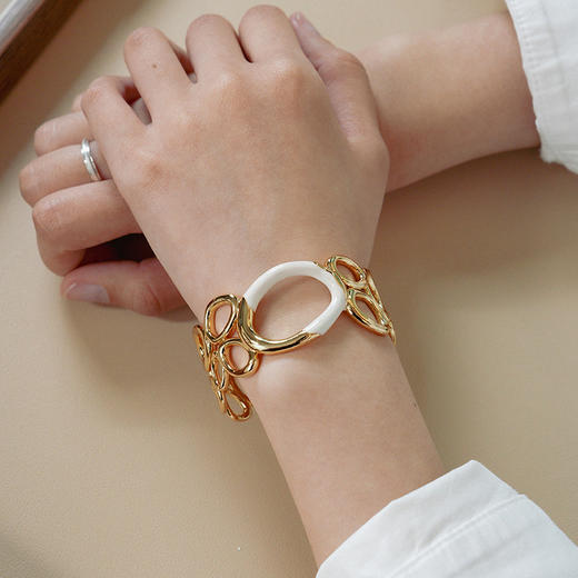 【李佳薇&许靖韵&刘孜同款】Garden of Eden 伊甸园系列 | 涟漪手镯 商品图1