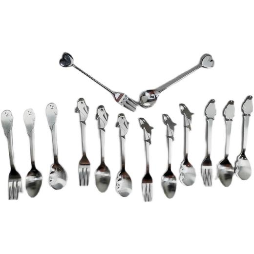 日本进口高桑金属心形小叉子 商品图1