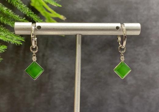 【御珠宫坊】金镶碧玉耳坠 商品图0