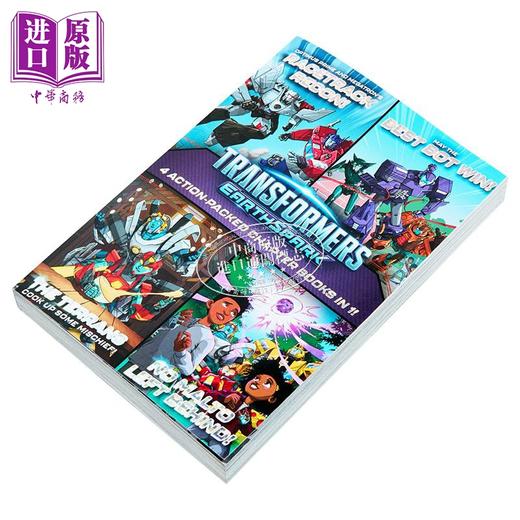 预售 【中商原版】变形金刚 地球火花 插图小说4合1  Transformers Earthspark 4 Chapter Books in 1 英文原版 Ryder Windham 商品图1