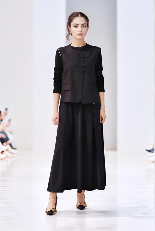 五颗手工国风扣马甲 商品图0