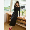 简约优雅设计感珠片方领针织连衣裙女高级感内搭裙V0150152 商品缩略图1