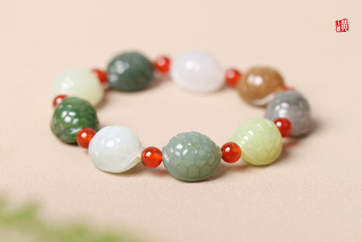 和田玉多宝【富甲天下】手串 商品图3