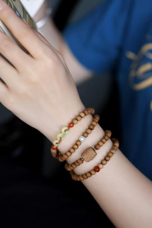 老山檀香 原创【迎娅】手串5x6mm 120颗 商品图1