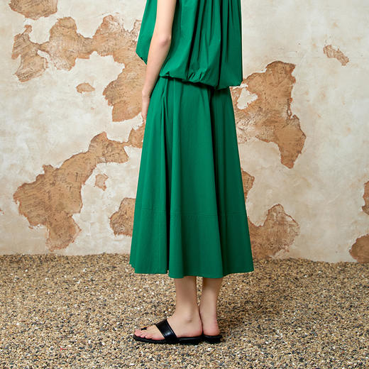 EITIE爱特爱通勤高腰显瘦休闲大裙摆a字半身裙夏季新款8206907 商品图6