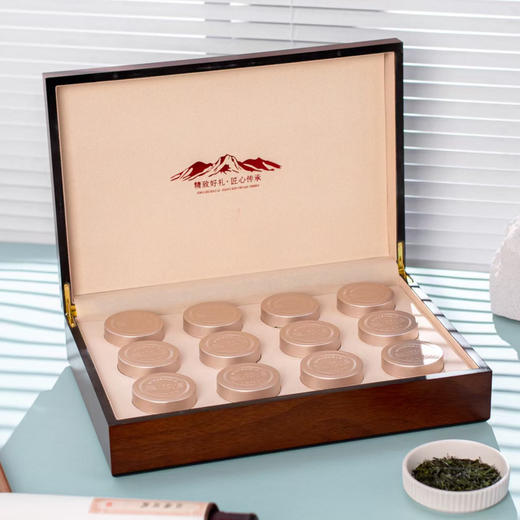 桃花木【木盒.12 铝罐（半斤装）】55元1套.共1套【尾货满10套包邮】 商品图7