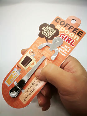 日本进口高桑金属咖啡匙Girl