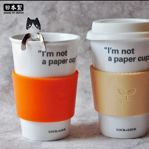 日本进口高桑金属咖啡匙 黑猫 商品图2