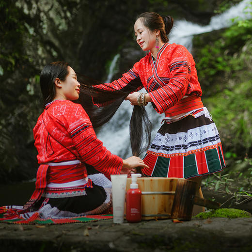 【红瑶洗发水护发素套装580ml*2瓶】淘米水配方 含有稻米提取物 稻糠油【AA】 商品图6