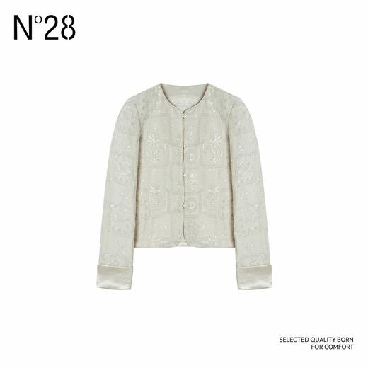 N°28 2025春季新中式刺绣小香风国风短外套895121W082 商品图1