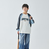 蓝汽水25年春季撞色插肩长袖T恤男童休闲上衣 商品缩略图1