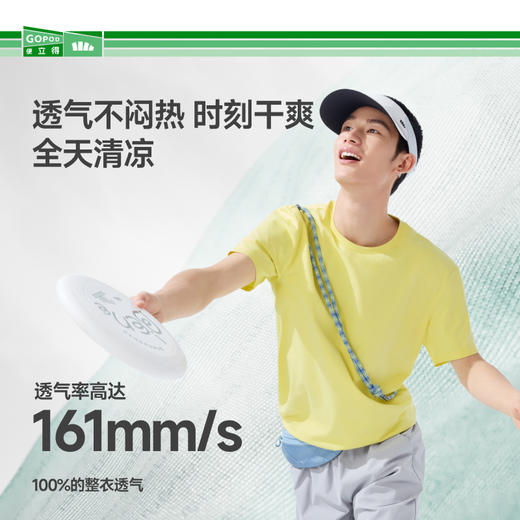 【25年新品】蕉下男士棉感T恤GP998 商品图2