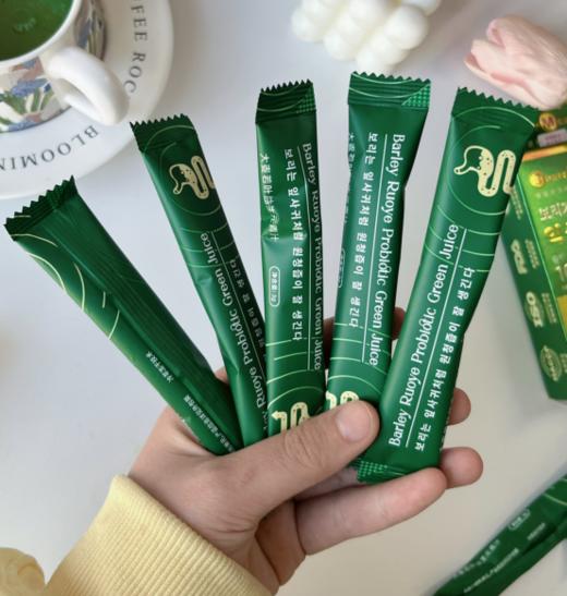 山姆爆款🔥全网爆火 ‼️超模明星都在喝！韩版青汁【大麦若叶益生元青汁】👍69发十盒到手整整100条 口感超好 商品图2