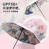 【颜值爆棚❗️UPF50+黑胶晴雨伞】晴雨两用，防紫外线，遇水成珠，雨伞大号自动女遮阳伞八骨油画L 商品缩略图0