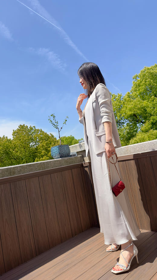 westory夏季新款法式全细闪钻交叉带细高跟中空礼服鞋凉鞋W24BG61901 商品图3