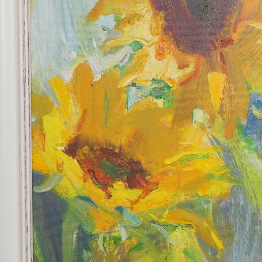 张西《向阳而生》油画39CM*29CM 手绘油画布雅致小品【YH0052】 商品图1