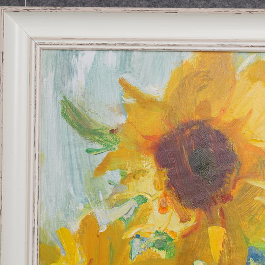 张西《向阳而生》油画39CM*29CM 手绘油画布雅致小品【YH0052】 商品图4