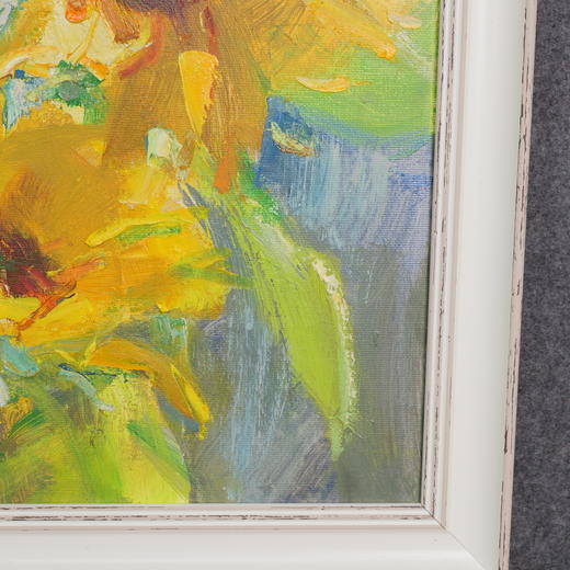 张西《向阳而生》油画39CM*29CM 手绘油画布雅致小品【YH0052】 商品图3