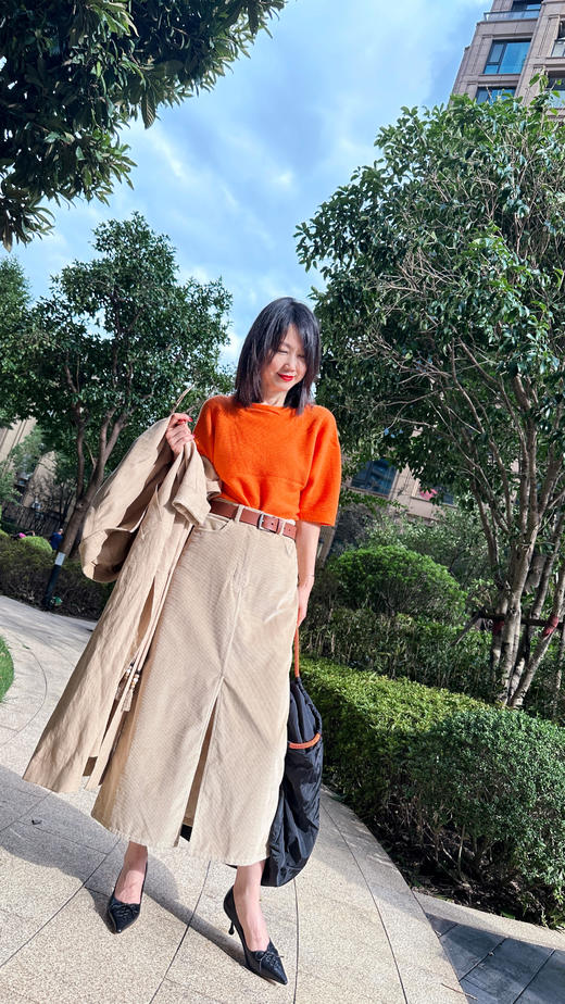 westory秋季新款纯色小尖头细高跟舒适优雅单鞋W24CE74861 商品图6