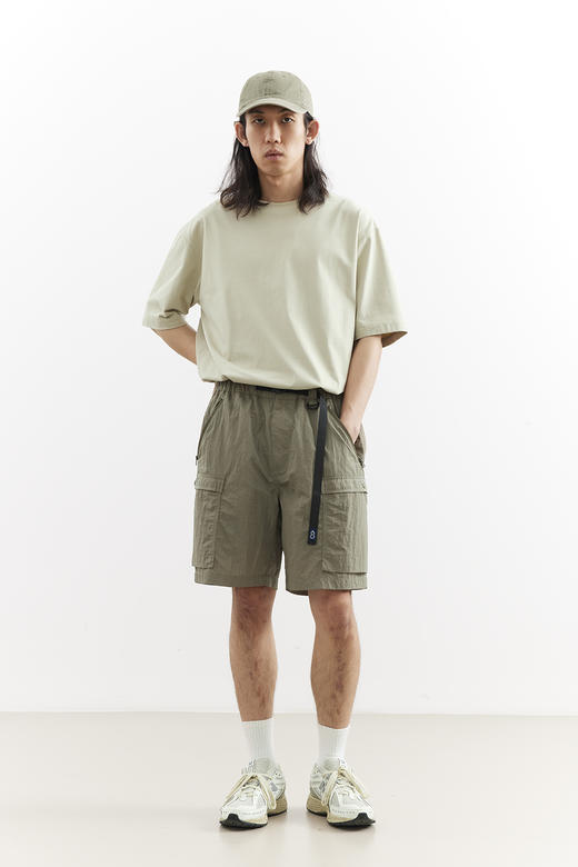 吃茶去chichaqu25户外运动卡扣短裤山系夏季机能休闲宽松男女百搭 商品图0