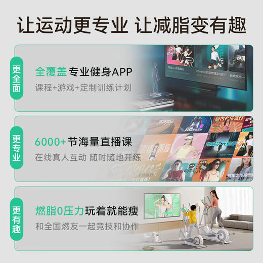 麦瑞克（MERACH）椭圆机家用智能椭圆仪太空漫步爬楼踏步机健身运动器材蜗牛L 42CM大步距-磁控阻力调节 商品图3