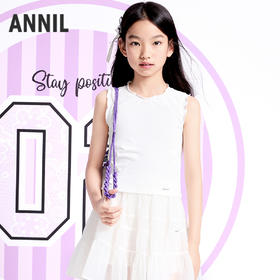 女童针织背心夏季新款安奈儿童装实体店同款AG522682