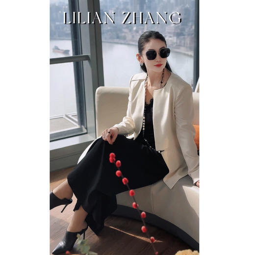 E春夏新品定制——静奢风 ——都市摩登——风尚之选——米白西装 2405034 商品图1