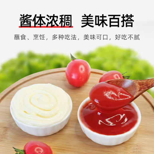 【酸酸甜甜番茄沙司】番茄沙司，百搭蘸酱，质地细腻，酸甜可口，挤压瓶装甜辣酱寿司面包早餐酱料QQ 商品图1