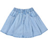 笛莎Deesha 童装女童半身裙2025夏新款女童浅牛仔百褶牛仔裙 商品缩略图4