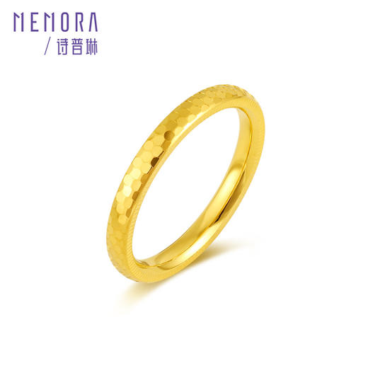 【积分抵值】高光系列黄金戒指简约足金戒指女士礼物MEMORA诗普琳LR444411 商品图4