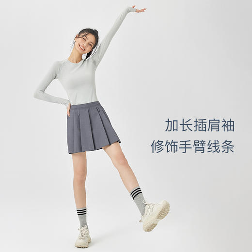 Leorrey/乐拉轻盈一体织高弹透气轻薄春秋长袖 商品图2