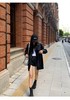 杨幂同款衬衫式一手长显瘦绵羊皮衬衫外套皮夹克 商品缩略图7