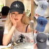 【ck棒球帽jennie同款】棒球帽男女情侣时尚刺绣字母牛仔百搭鸭舌帽子 商品缩略图0