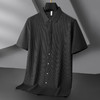 【DDP】大依优型大码休闲短袖衬衫男大码夏季薄款褂子胖子宽松加大号棉质半袖 商品缩略图1