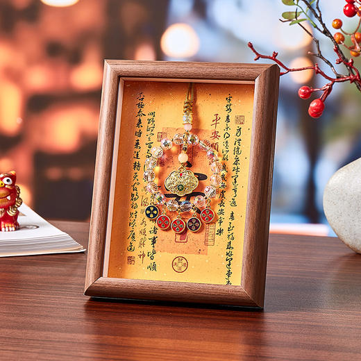 【金色吊坠！寓意好运】招财礼品旅游纪念品文创相框摆件摆件抖音小红书商务送礼伴手礼。ry 商品图10