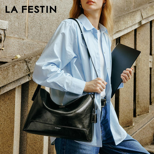 【脏脏包中号大号】拉菲斯汀麂皮绒脏脏包通勤女包单肩斜挎包大容量托特包 商品图7