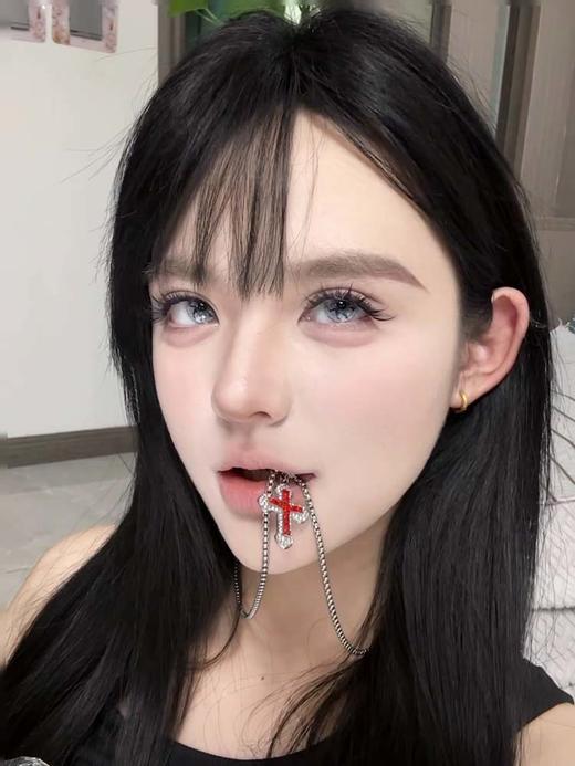 GIRLS'S LINE 日抛美瞳（两片装）筹码玩家 直径14.5mm着色13.8mm 商品图2