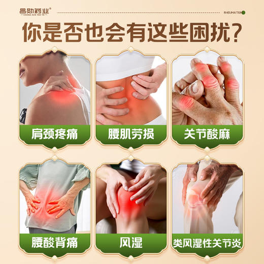 昌勋药业肤美康牌风湿筋骨贴风湿类风湿性关节炎颈肩腰关节疼痛 商品图1