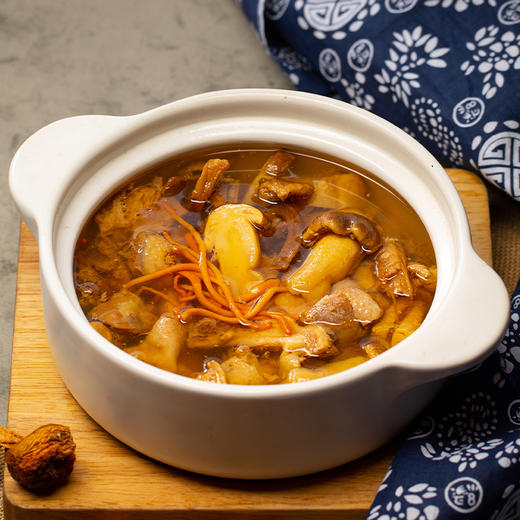 同庆楼松茸菌老鸡汤900g,汤鲜味美入口香 商品图4