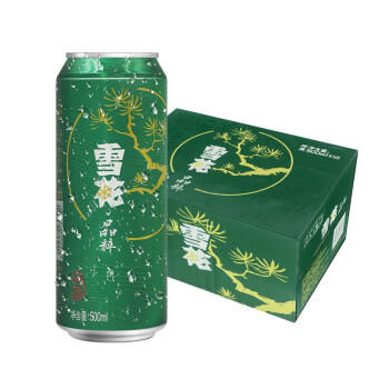 雪花啤酒(Snowbeer)晶粹 500ml*12听 新鲜拉格清爽口感 自营热销 商品图1