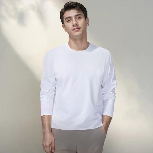 岸纾 100%液氨丝光新疆长绒棉短袖T恤190克（9色可选）T1245 商品图0