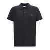 BURBERRY 巴宝莉 男士马术骑士徽标刺绣棉质短袖 Polo 衫 黑色 8107448 A1189 商品缩略图0