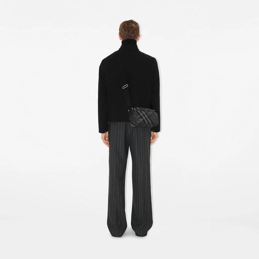 BURBERRY 巴宝莉 男士盾牌铭牌徽标网格斜挎包 格子 8102249 A8800 商品图3