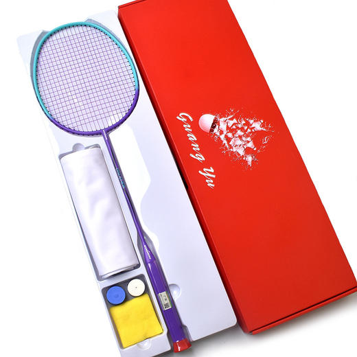 运动装备-广羽10U超轻一体羽毛球拍耐用 碳素纤维羽毛球拍单拍 商品图10