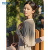 NUTS春秋新品纯色圆领时尚优雅修身气质连衣裙4311004A4 商品缩略图3