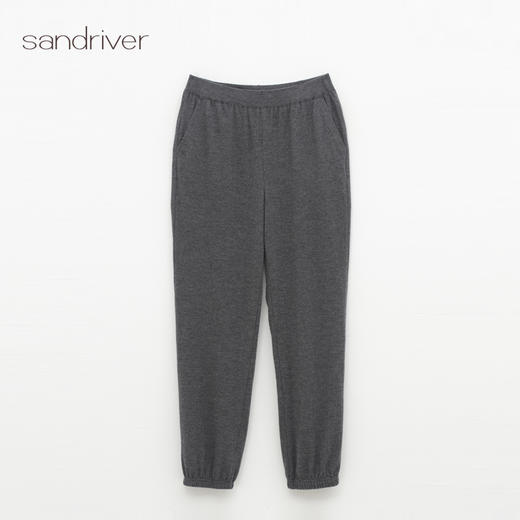 西藏精纺羊绒女运动休闲裤SJF96K375N 商品图1
