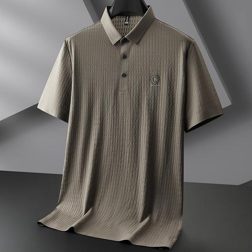 【冰丝】【DPF】大依优型大码短袖POLO衫夏季薄款运动半袖体恤男大码t恤休闲冰丝凉感翻领T恤 商品图1